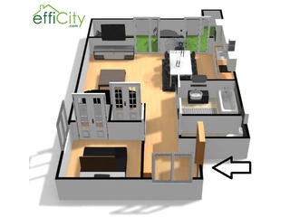 appartement 2 pièces - 52m2 à Villeurbanne (69100)