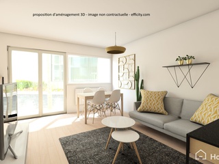 appartement 3 pièces - 58m2 à Lyon (69007)