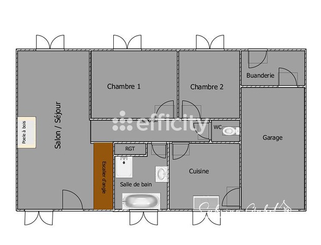 Achat immobilier Maison 8 pièces  133m2 à Heubécourt-Haricourt (27630) - Photo n°5