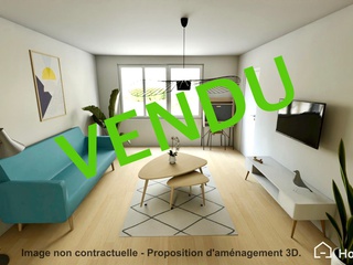 appartement 3 pièces - 58m2 à Villeurbanne (69100)