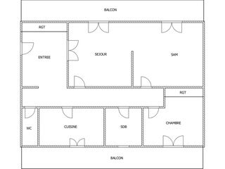 appartement 3 pièces - 65m2 à Avon (77210)