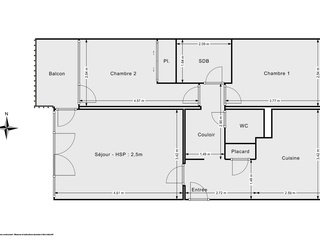 appartement 3 pièces - 57m2 à Neuilly-Plaisance (93360)