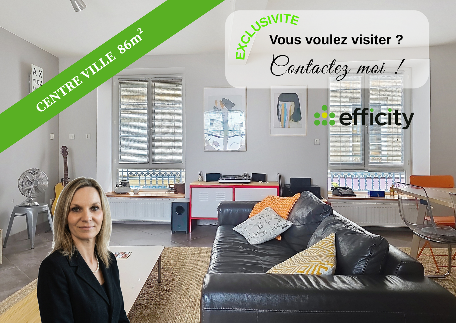 Achat immobilier Appartement 3 pièces  86m2 à Saint-Chamond (42400) - Photo n°1
