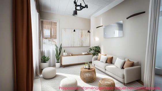 appartement 3 pièces - 34m2 à Paris (75019)