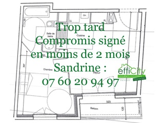 appartement 2 pièces - 36m2 à Meyzieu (69330)