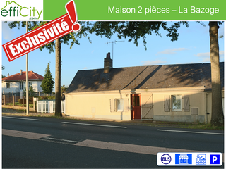maison 2 pièces - 55m2 à La Bazoge (72650)