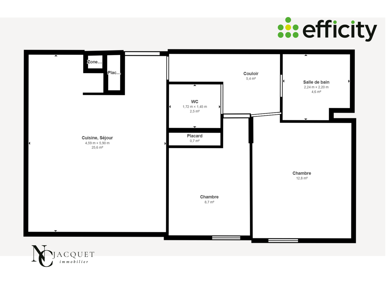 Achat immobilier Appartement 3 pièces  58m2 à Rillieux-la-Pape (69140) - Photo n°13