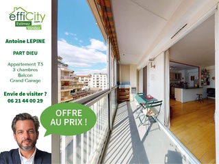 appartement 3 pièces - 73m2 à Lyon (69007)