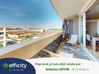 appartement 3 pièces - 55m2 à Lyon (69008)