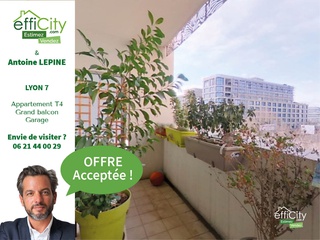 appartement 4 pièces - 87m2 à Lyon (69007)