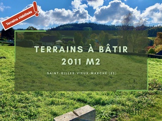 terrain  - 2011m2 à Saint-Gilles-Vieux-Marché (22530)
