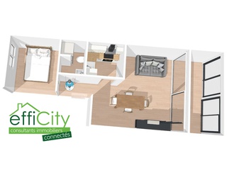 appartement 2 pièces - 38m2 à Saint-Cyprien (66750)