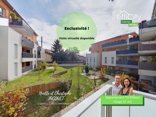 appartement 3 pièces - 61m2 à Rillieux-la-Pape (69140)