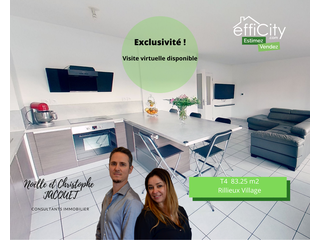 appartement 4 pièces - 83m2 à Rillieux-la-Pape (69140)