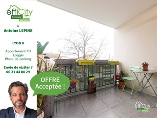 appartement 3 pièces - 70m2 à Lyon (69008)