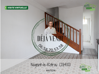 maison 3 pièces - 51m2 à Nogent-le-Rotrou (28400)