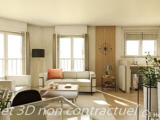 appartement 3 pièces - 65m2 à Paris (75017)