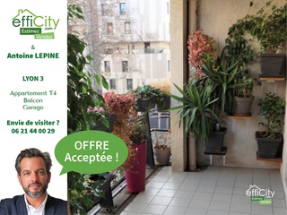appartement 4 pièces - 85m2 à Lyon (69003)