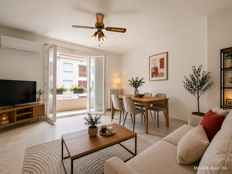 appartement 3 pièces - 57m2 à Montpellier (34070)
