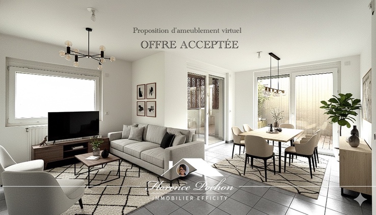 appartement 3 pièces - 58m2 à Villeurbanne (69100)