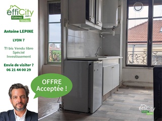 appartement 2 pièces - 24m2 à Lyon (69007)