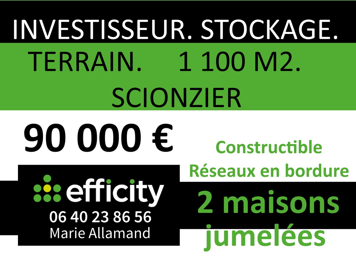 terrain  - 1100m2 à Scionzier (74950)