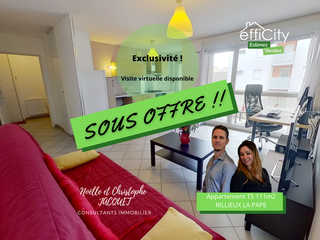 appartement 2 pièces - 46m2 à Villeurbanne (69100)