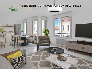 appartement 2 pièces - 46m2 à Lyon (69009)