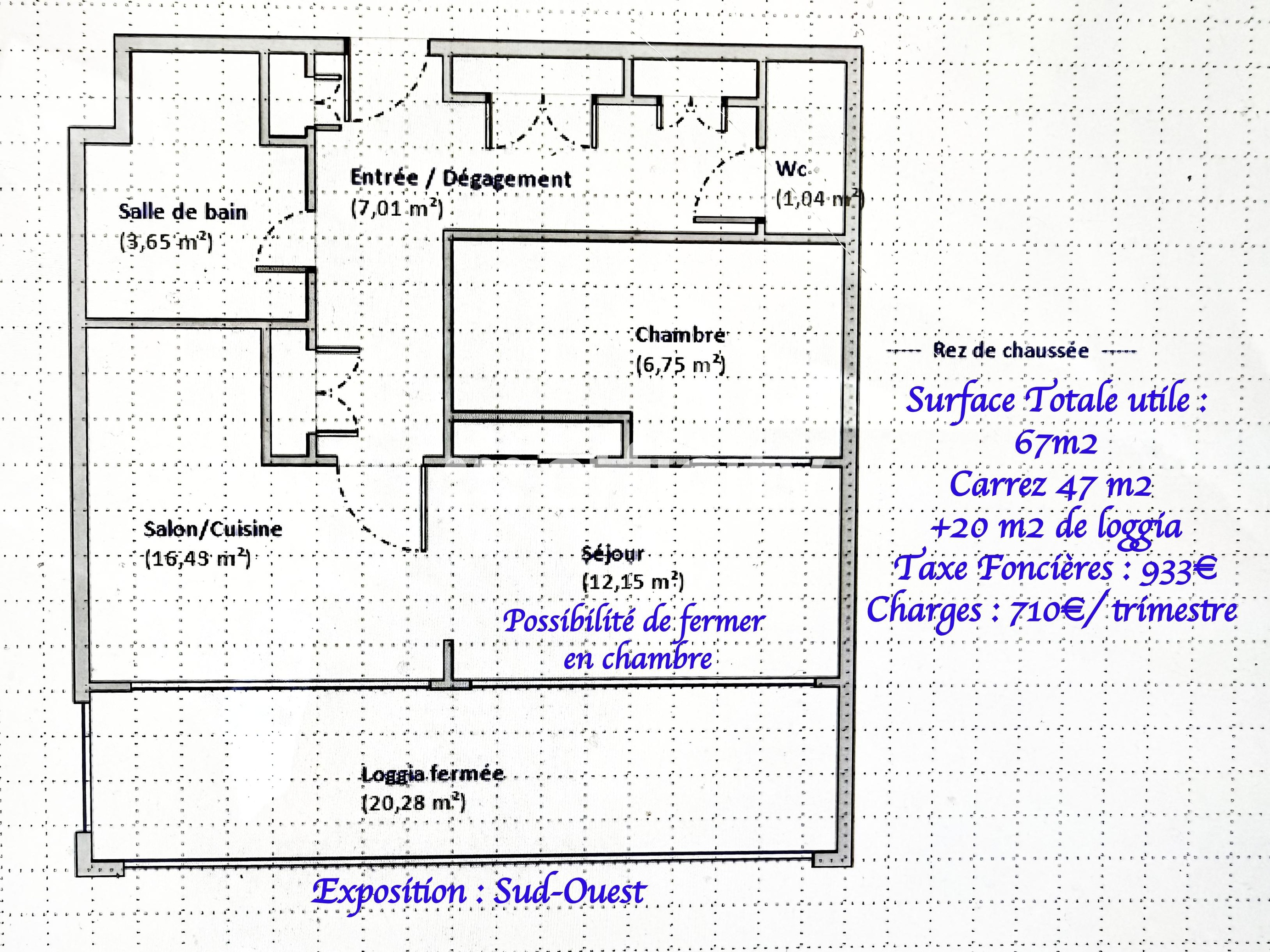 Achat immobilier Appartement 3 pièces  67m2 à La Grande-Motte (34280) - Photo n°4