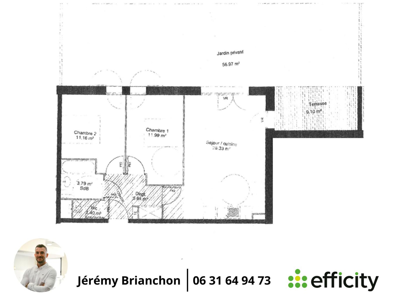 Achat immobilier Appartement 3 pièces  65m2 à Peyrolles-en-Provence (13860) - Photo n°10