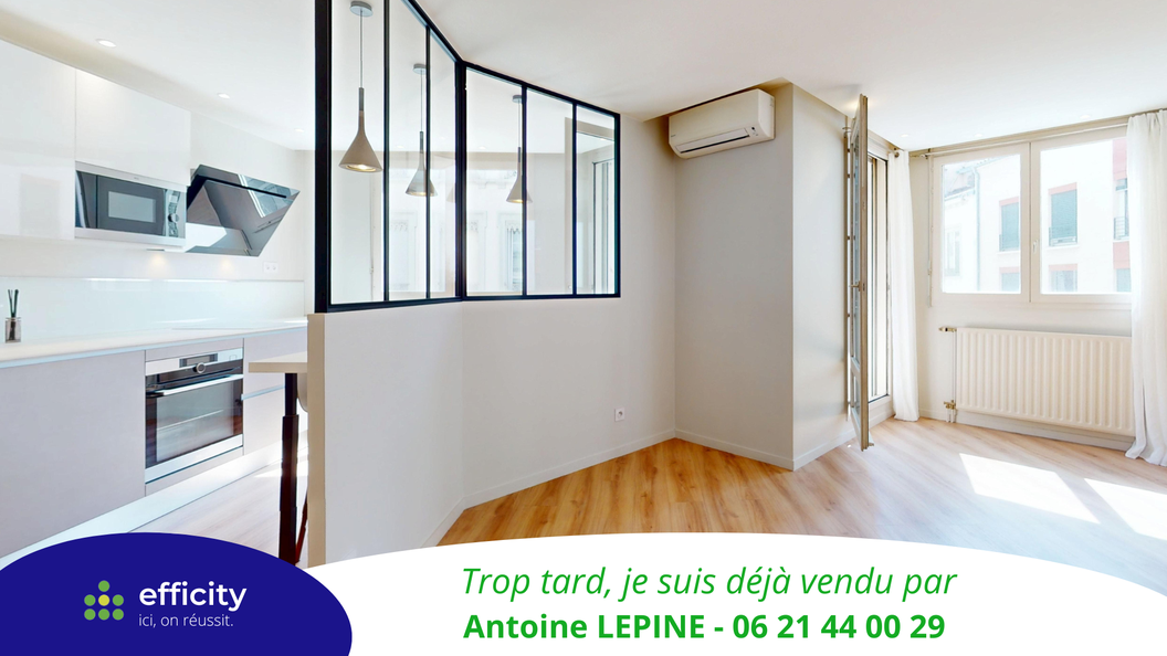 appartement 3 pièces - 63m2 à Lyon (69003)