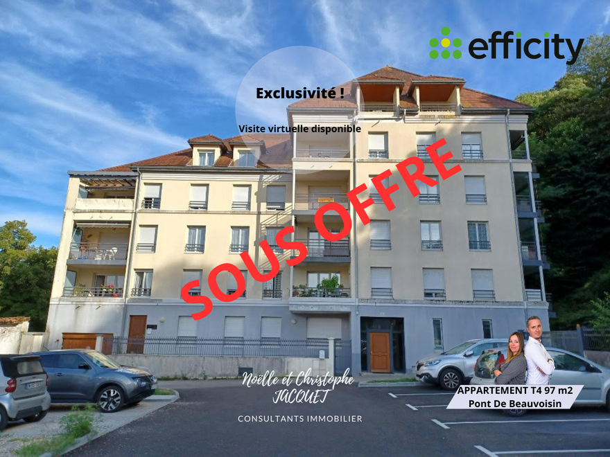 appartement 4 pièces - 97m2 à Le Pont-de-Beauvoisin (38480)