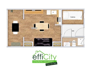 appartement 2 pièces - 31m2 à Saint-Cyprien (66750)