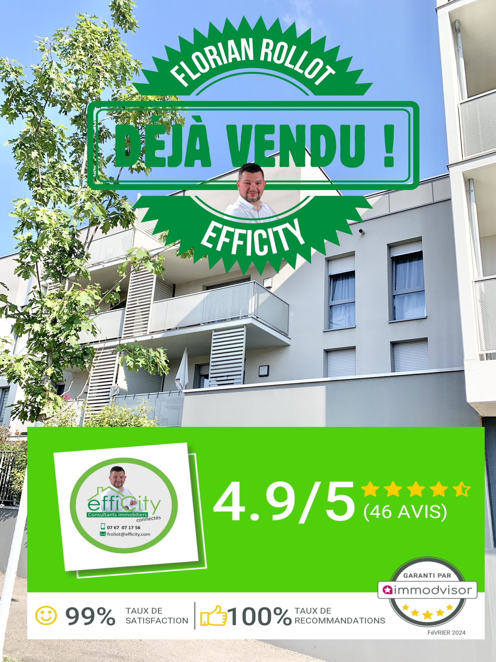 appartement 3 pièces - 61m2 à Vandœuvre-lès-Nancy (54500)