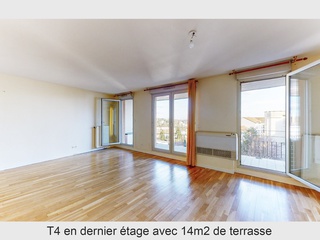 appartement 4 pièces - 105m2 à Lyon (69004)