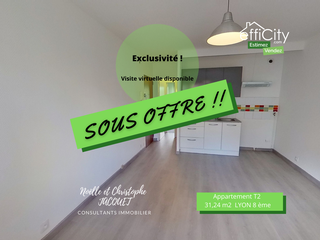 appartement 2 pièces - 31m2 à Lyon (69008)