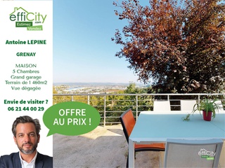 maison 7 pièces - 205m2 à Grenay (38540)