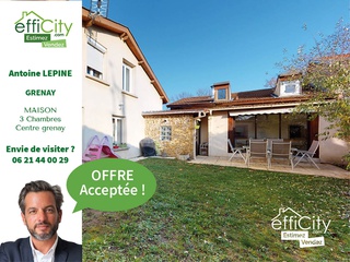 maison 4 pièces - 139m2 à Grenay (38540)