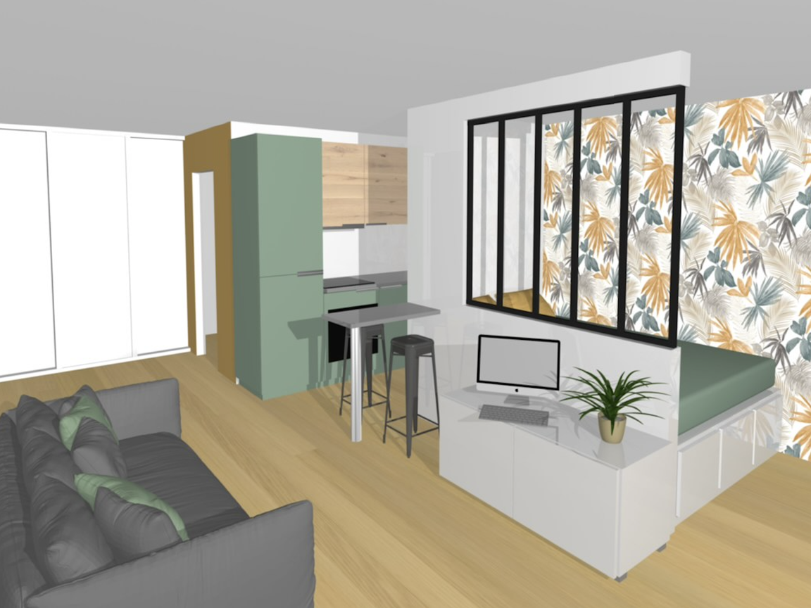 Appartement a vendre asnieres-sur-seine - 1 pièce(s) - 32 m2 - Surfyn
