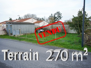terrain  - 270m2 à Corcoué-sur-Logne (44650)