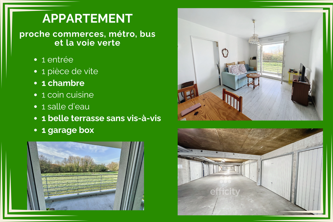 appartement 2 pièces - 34m2 à Saint-Jacques-de-la-Lande (35136)