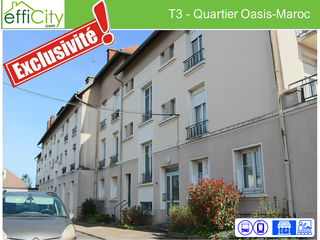 appartement 3 pièces - 50m2 à Le Mans (72100)