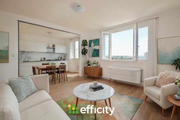 appartement 3 pièces - 63m2 à Lyon (69008)