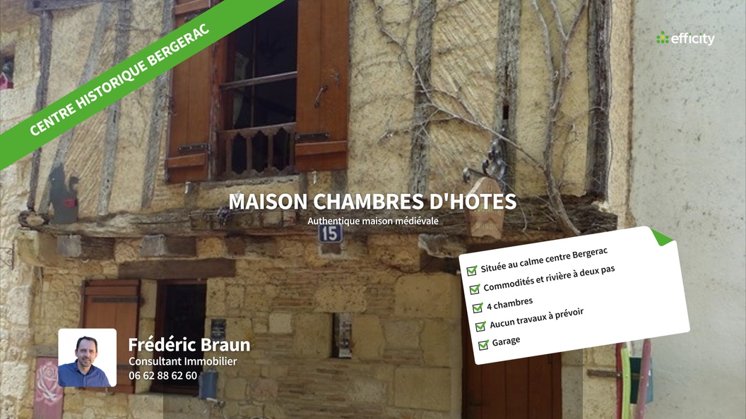 maison 6 pièces - 140m2 à Bergerac (24100)