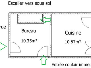 local-commercial 2 pièces - 25m2 à Paris (75014)