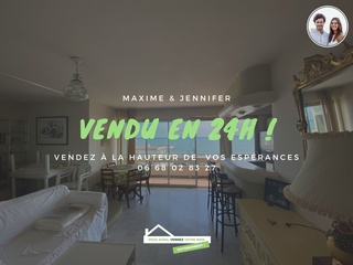 appartement 2 pièces - 39m2 à Cagnes-sur-Mer (06800)