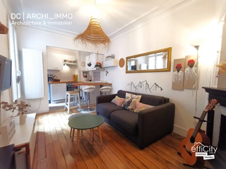 appartement 3 pièces - 45m2 à Paris (75018)