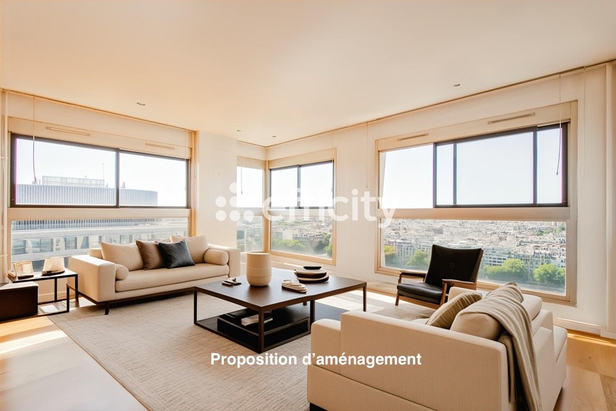 appartement 4 pièces - 98m2 à Paris (75015)