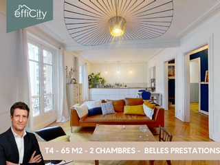 appartement 4 pièces - 65m2 à Paris (75015)