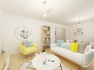 appartement 2 pièces - 55m2 à Lyon (69008)